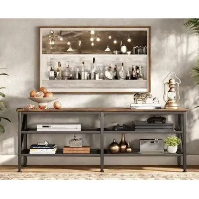 Imagen 2 del producto Rack Tv Mueble marron industrial 140cm