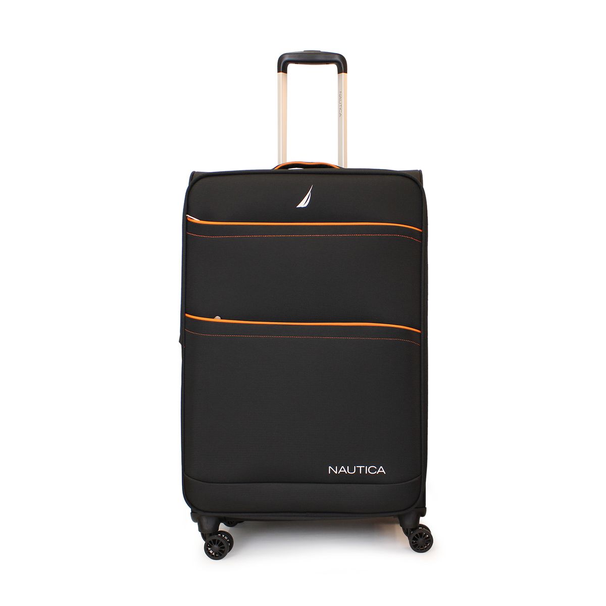 NAUTICA - Maleta blanda de tela grande Nautica Lisboa L 23kg negra