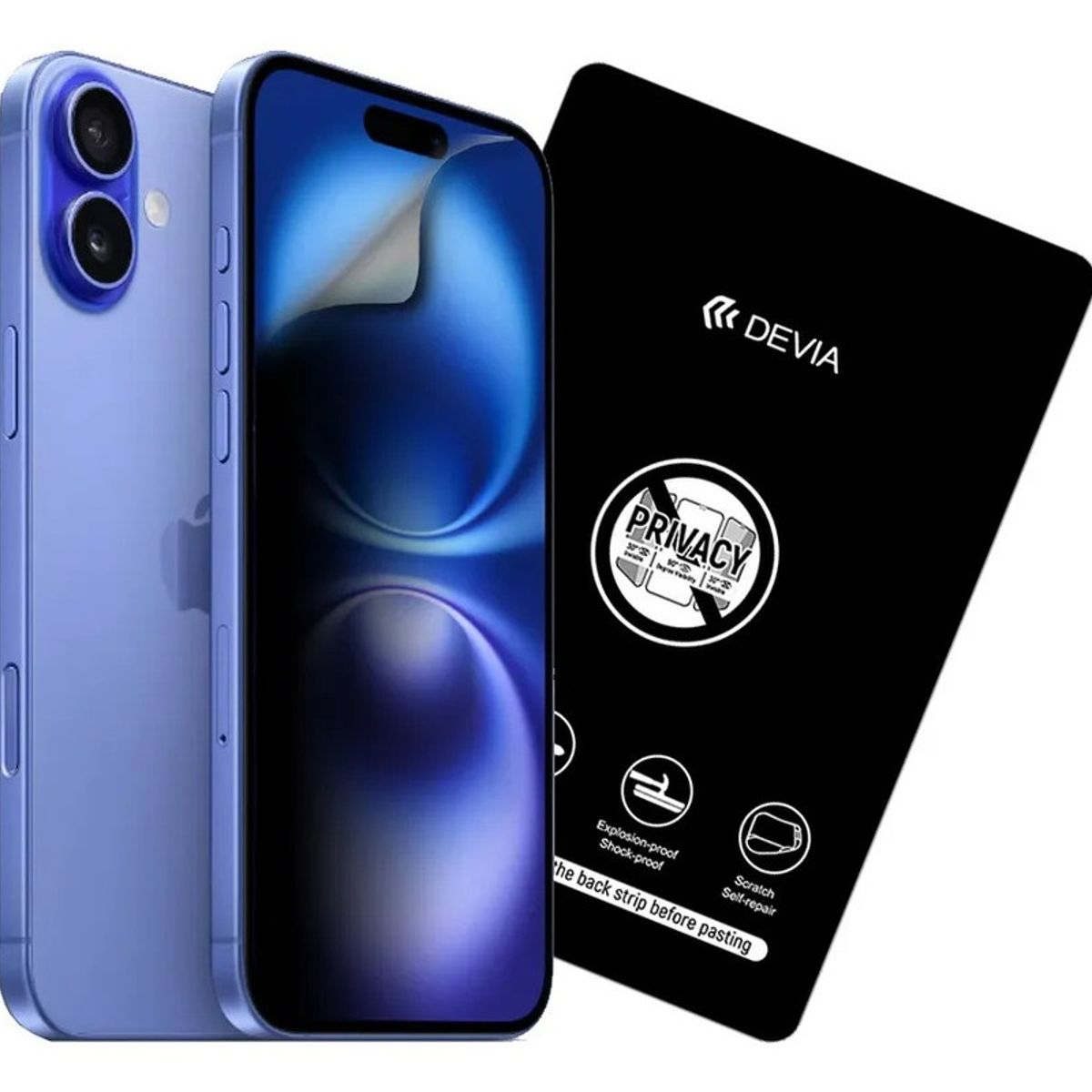 DEVIA - Lámina Hidrogel Devia Anti Espia Privacidad para iPhone 17