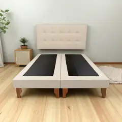 DISEÑOS VALESTRINI - CAMA SUPER KING LINO CRUDO