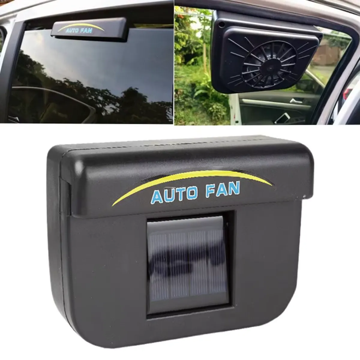 GENERICO - Ventilador Extractor para Auto - Energía Solar