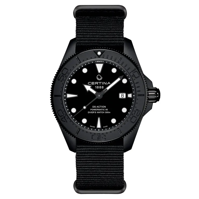 Reloj DS Action Diver Powermatic 80 Negro Negro TALLA UNICA
