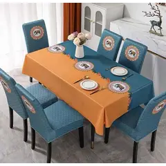 GENERICO - SET CON MANTEL Y 6 FUNDAS DE SILLAS