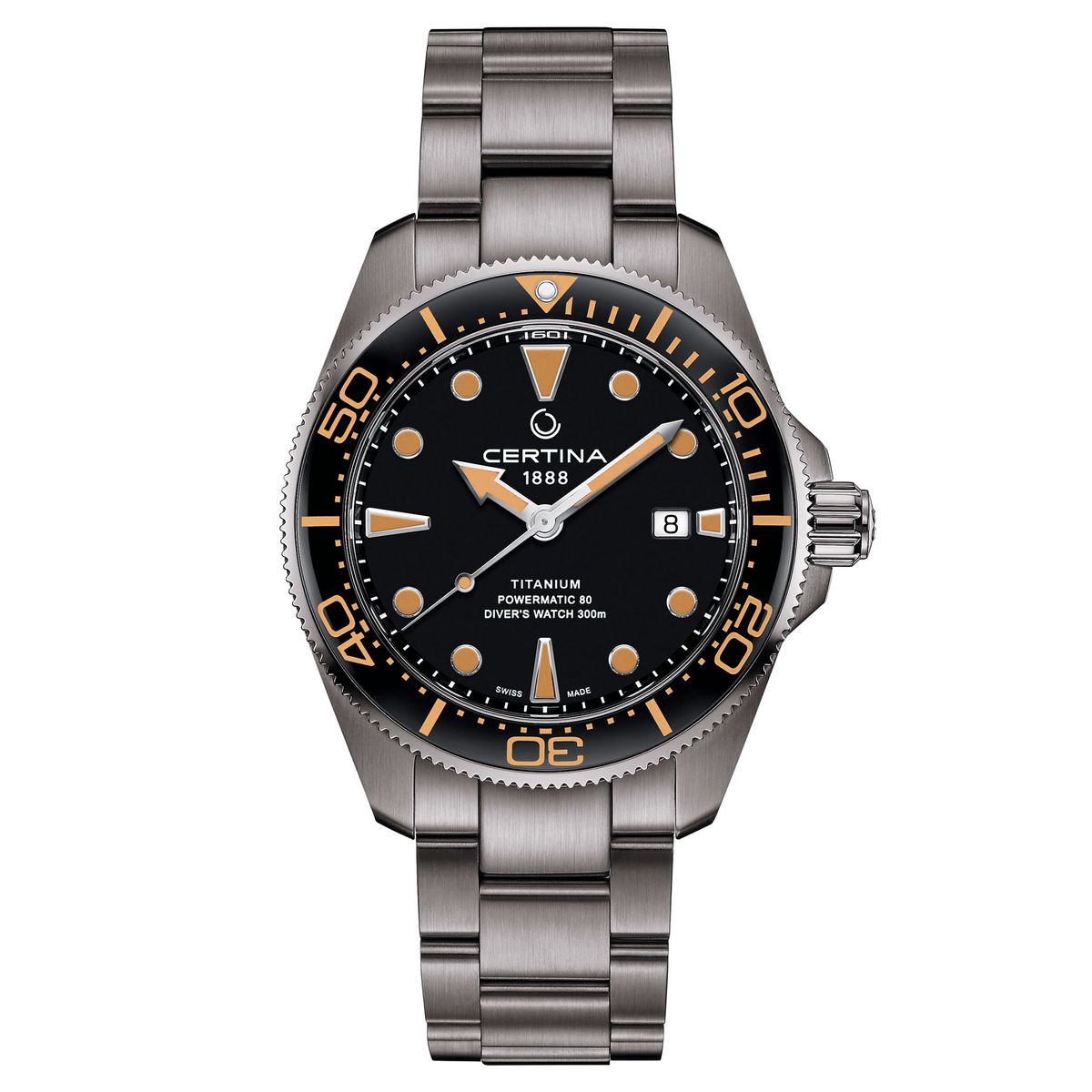 CERTINA - Reloj Certina DS Action Diver Powermatic 80 Titanio