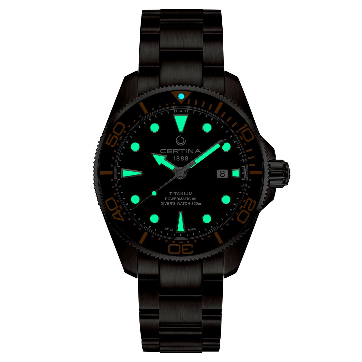 CERTINA - Reloj Certina DS Action Diver Powermatic 80 Titanio