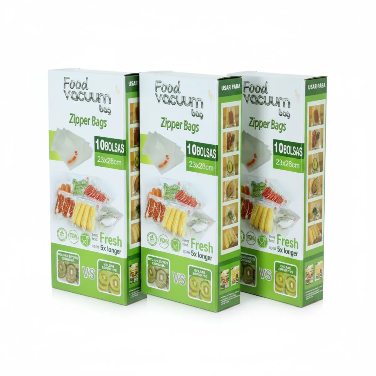 FOOD VACUUM BAG - Pack Ahorro 30 Bolsas Food Saver Bag 23x28 cm