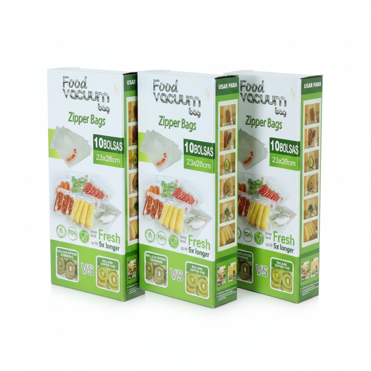 FOOD VACUUM BAG - Pack Ahorro 30 Bolsas Food Saver Bag 23x28 cm