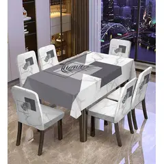 GENERICO - SET CON MANTEL Y 6 FUNDAS DE SILLAS