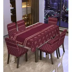 GENERICO - SET CON MANTEL Y 6 FUNDAS DE SILLAS