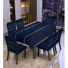 GENERICO - SET CON MANTEL Y 6 FUNDAS DE SILLAS