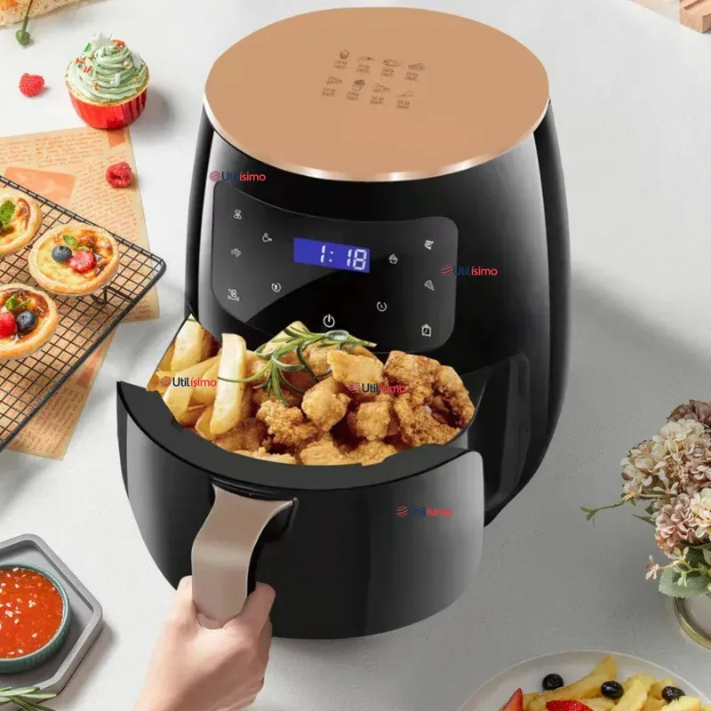 LINE - Freidora De Aire Digital 6 Litros 2400W Air Fryer Premium