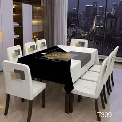 GENERICO - SET CON MANTEL Y 8 FUNDAS DE SILLAS