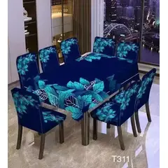 GENERICO - SET CON MANTEL Y 8 FUNDAS DE SILLAS