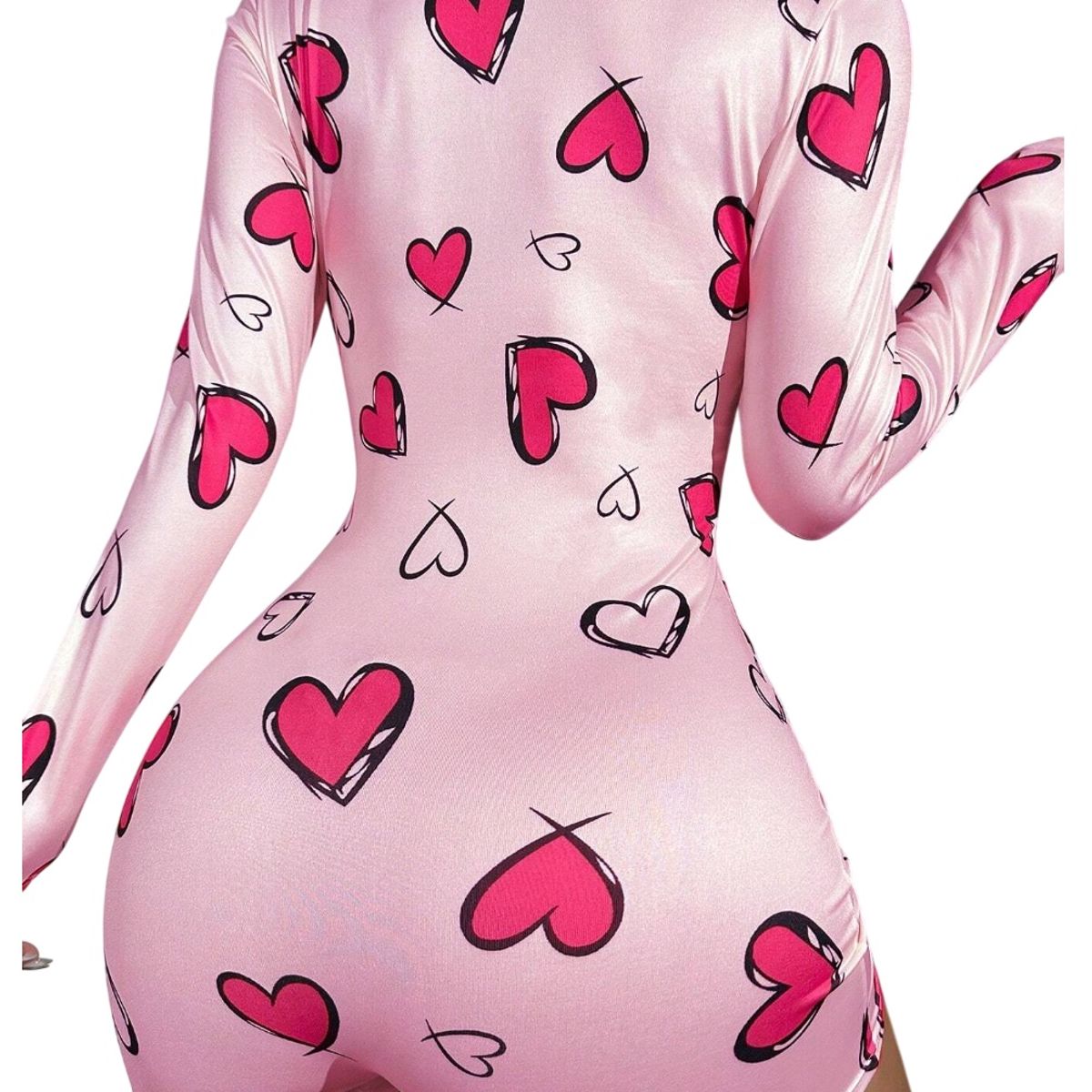 GARSIL - Pijama Tipo Enterito Manga Larga Para Mujer Con Diseño