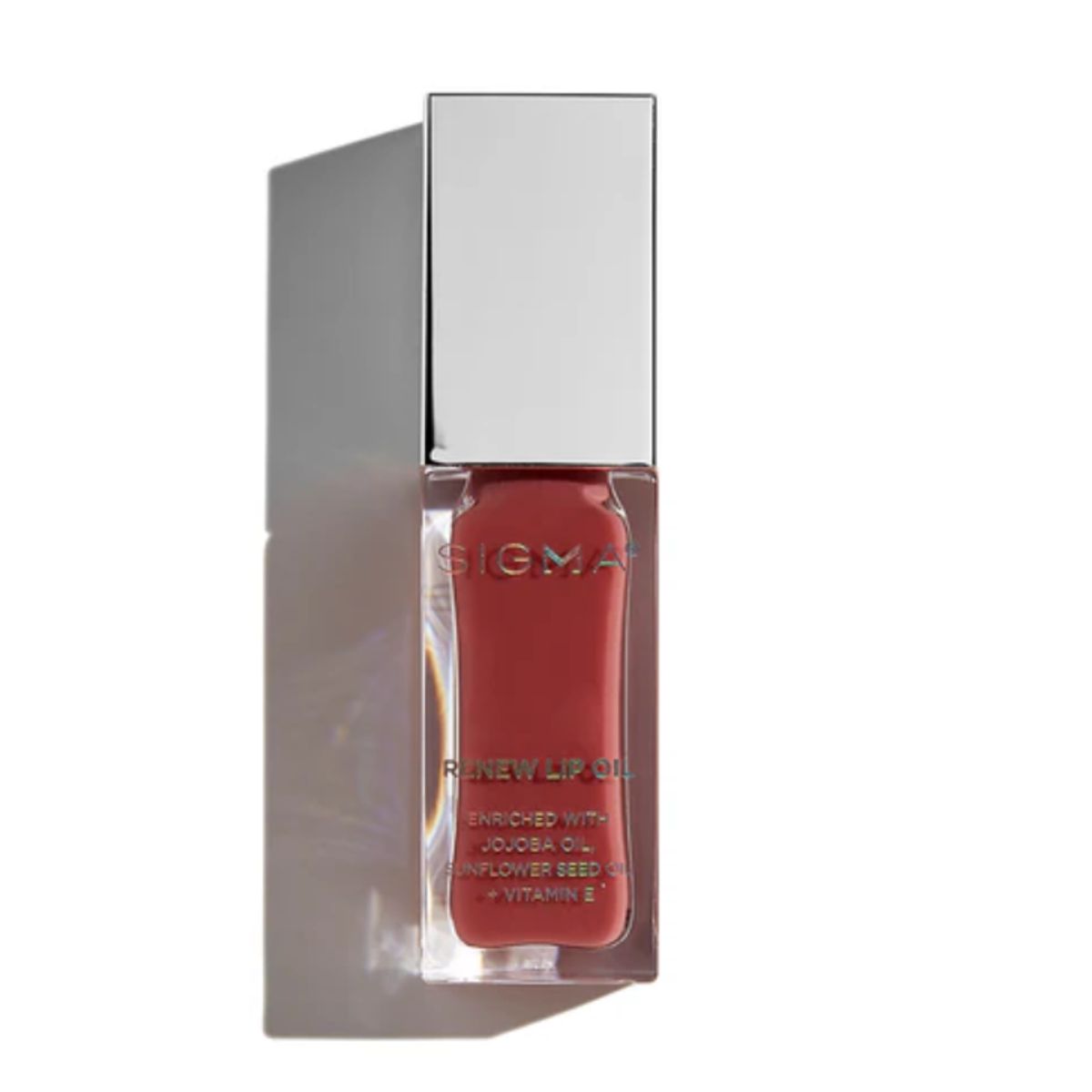 SIGMA BEAUTY - Aceite labial Renew Lip Oil All Heart Berry Mauve Sheen