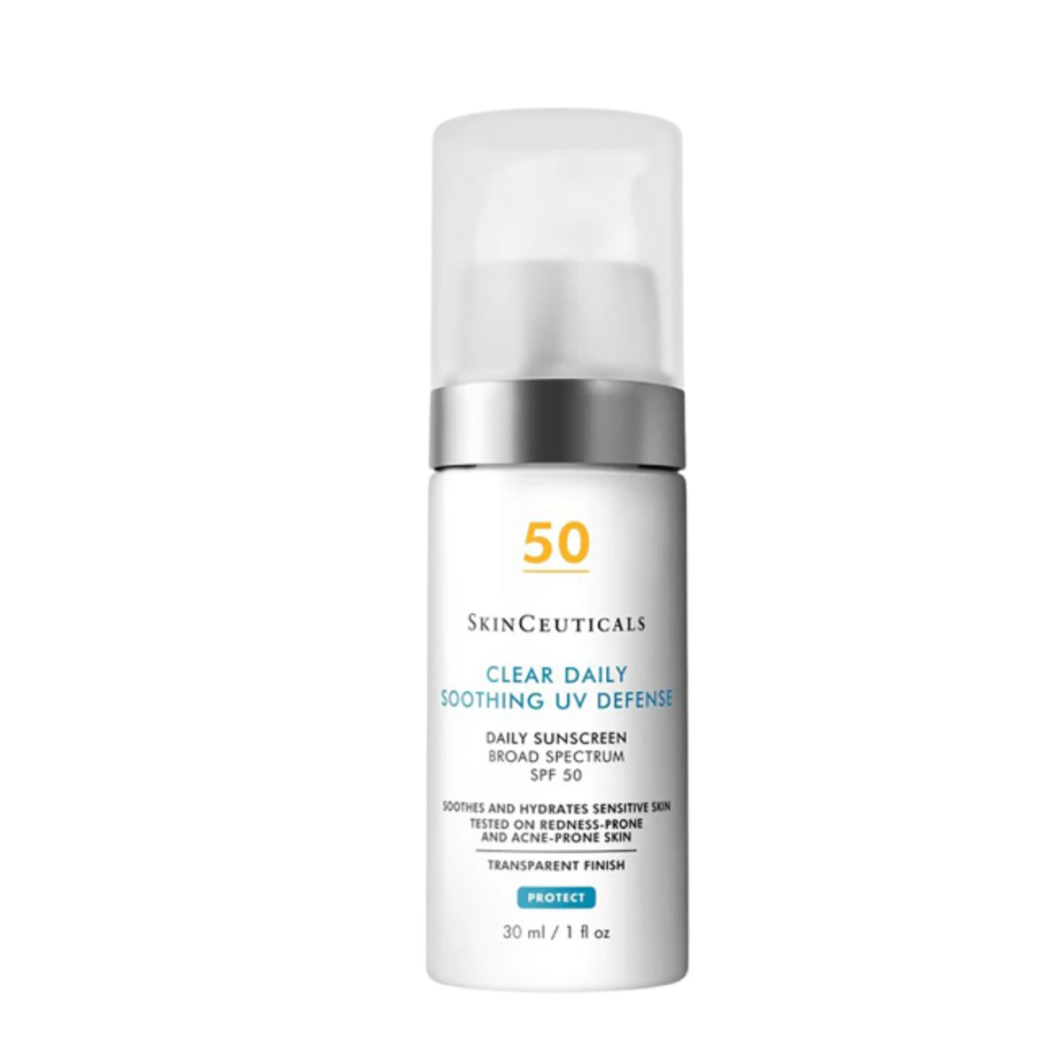 SKINCEUTICALS - Protector solar facial Clear Daily Soothing UV Defense Sunscreen SPF 50  30 ml