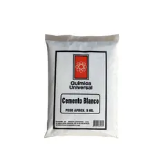 QUIMICA UNIVERSAL - Cemento Blanco Bolsa 5kg