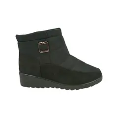 HERIEL - Bota Corta Negra Impermeable Mujer