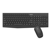 Kit de Teclado y Mouse PC SPT6323 Negro