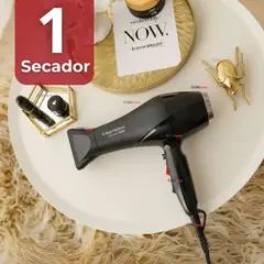 LINE - Secador De Pelo Cabello Premium Profesional 7000W Alta Potencia Negro