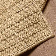 BAZHARS - Bajada de Cama Yute 080X120 cm Lavable Gold T6