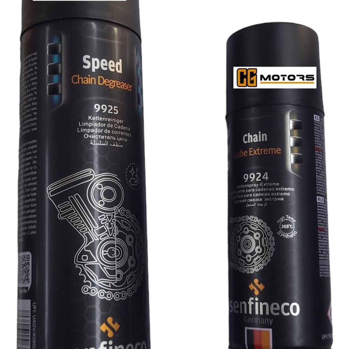 GENERICO - Lubricante + Desengrasante Para Cadenas De Motos oxzring