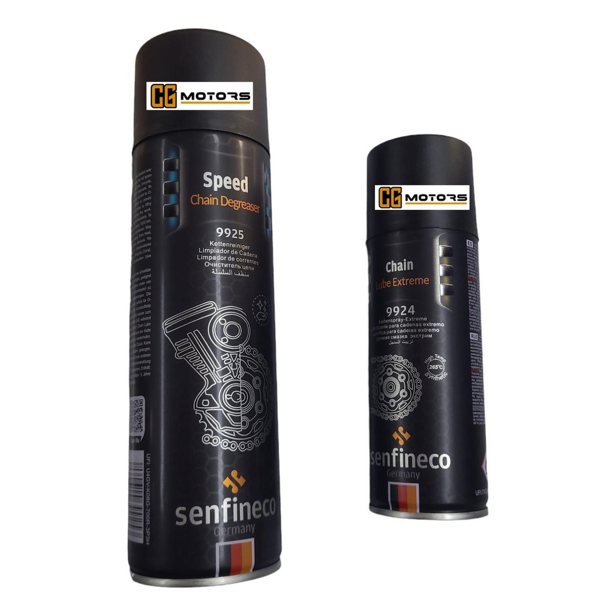 GENERICO - Lubricante + Desengrasante Para Cadenas De Motos oxzring