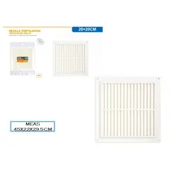 GENERICO - Rejilla De Ventilacion 2020cm Blanco