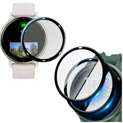 GENERICO - 2 Laminas FIBRA VIDRIO smartwatch GARMIN VIVO ACTIVE5/6
