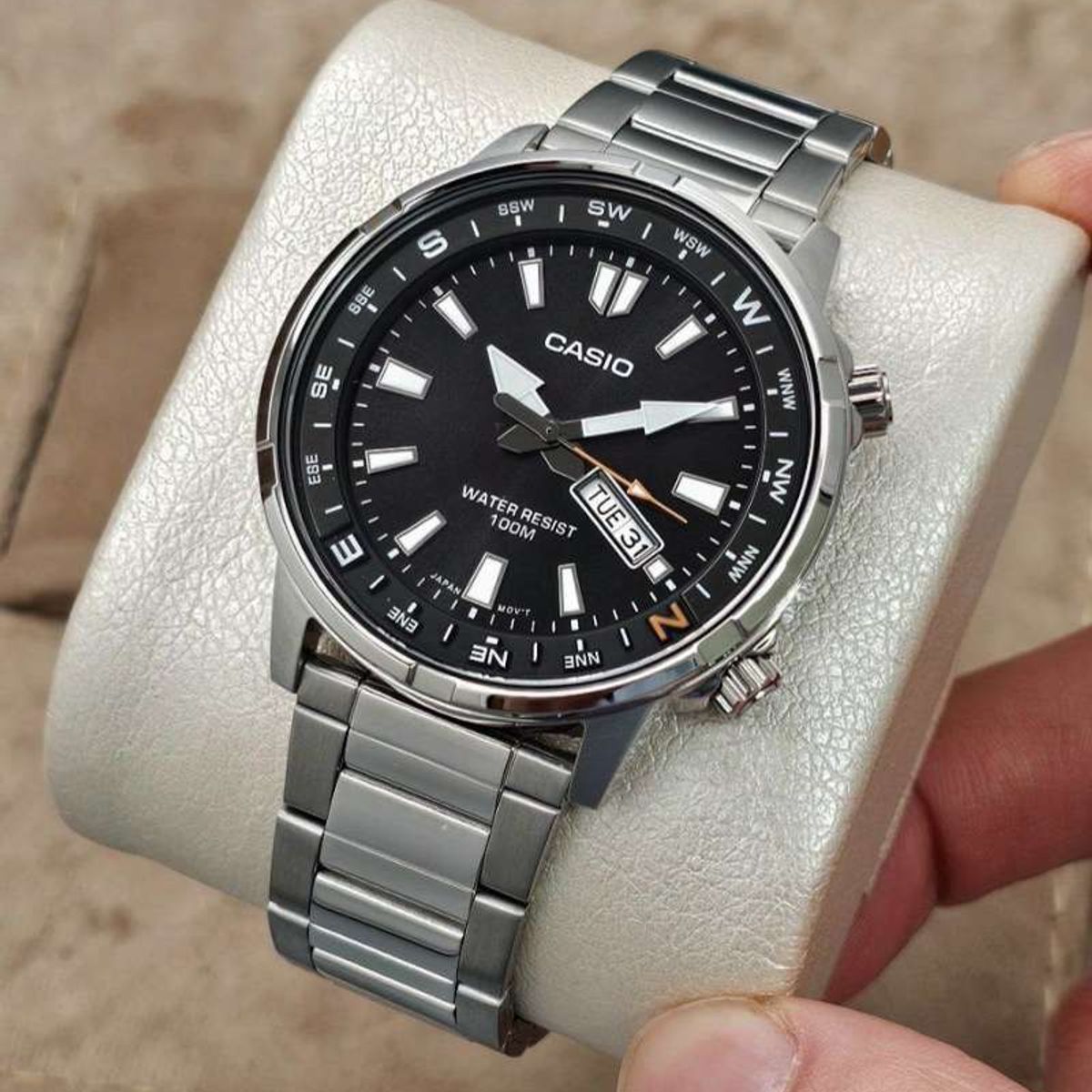 CASIO - RELOJ CASIO MTD130D-1A4 HOMBRE ANALOGO COMPAS SUMERGIBLE