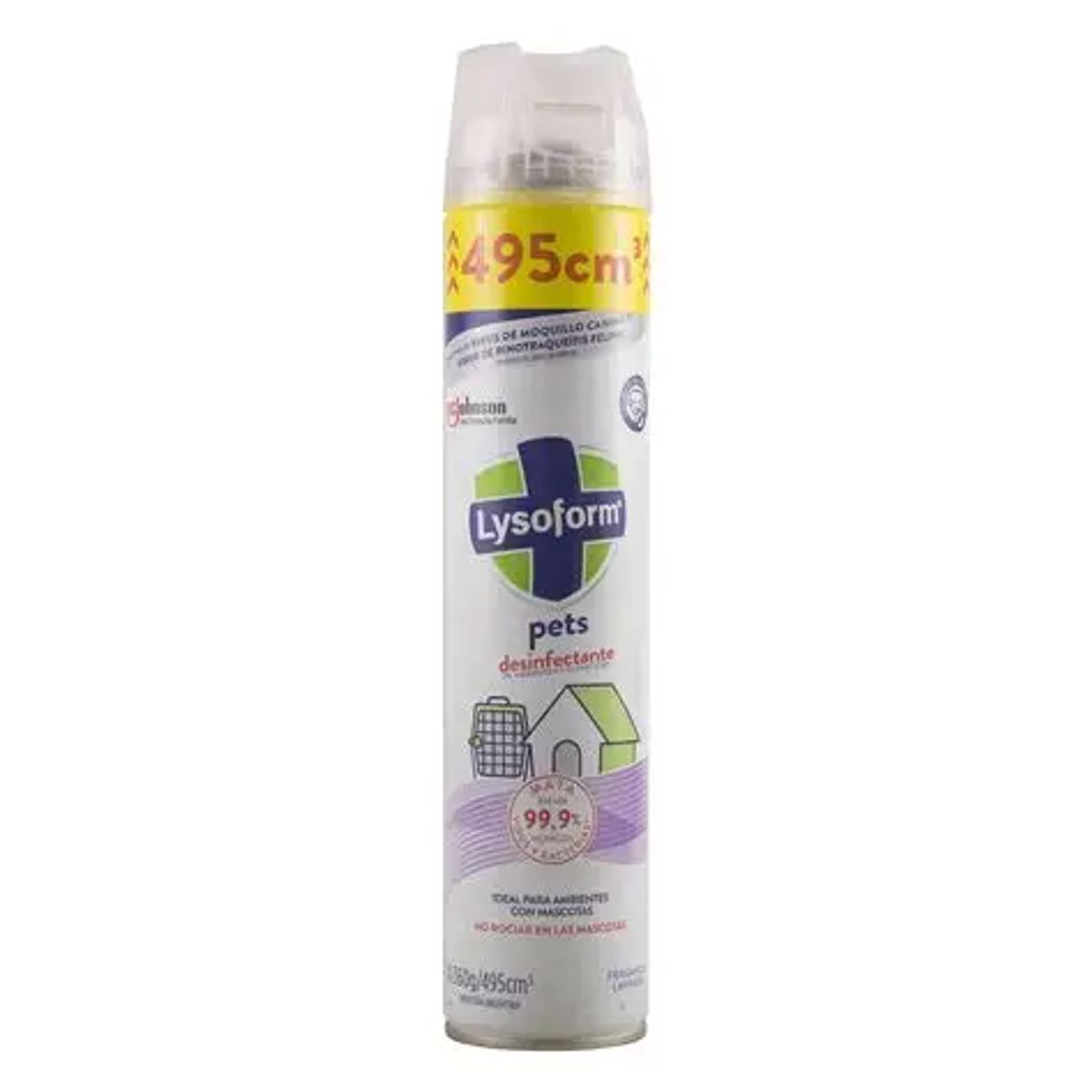 JOHNSON AND JOHNSON - Lysoform Pets Lavanda Spray 495 mL