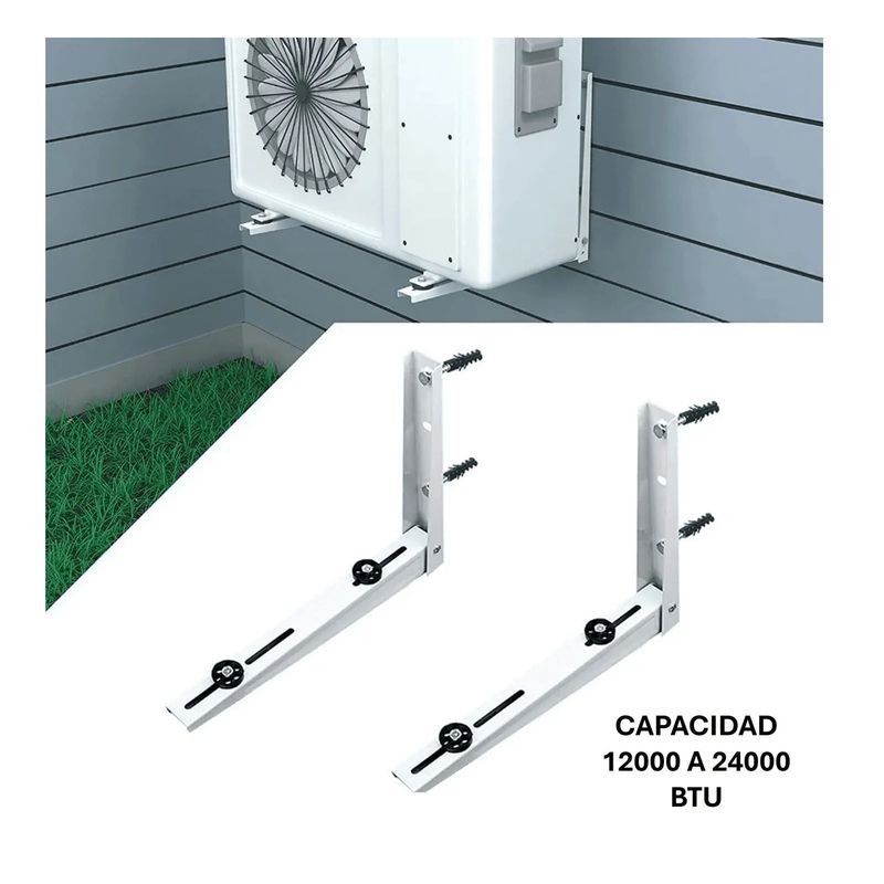 GENERICO - Soporte De Aire Acondicionado 12.000 - 24.000 BTU