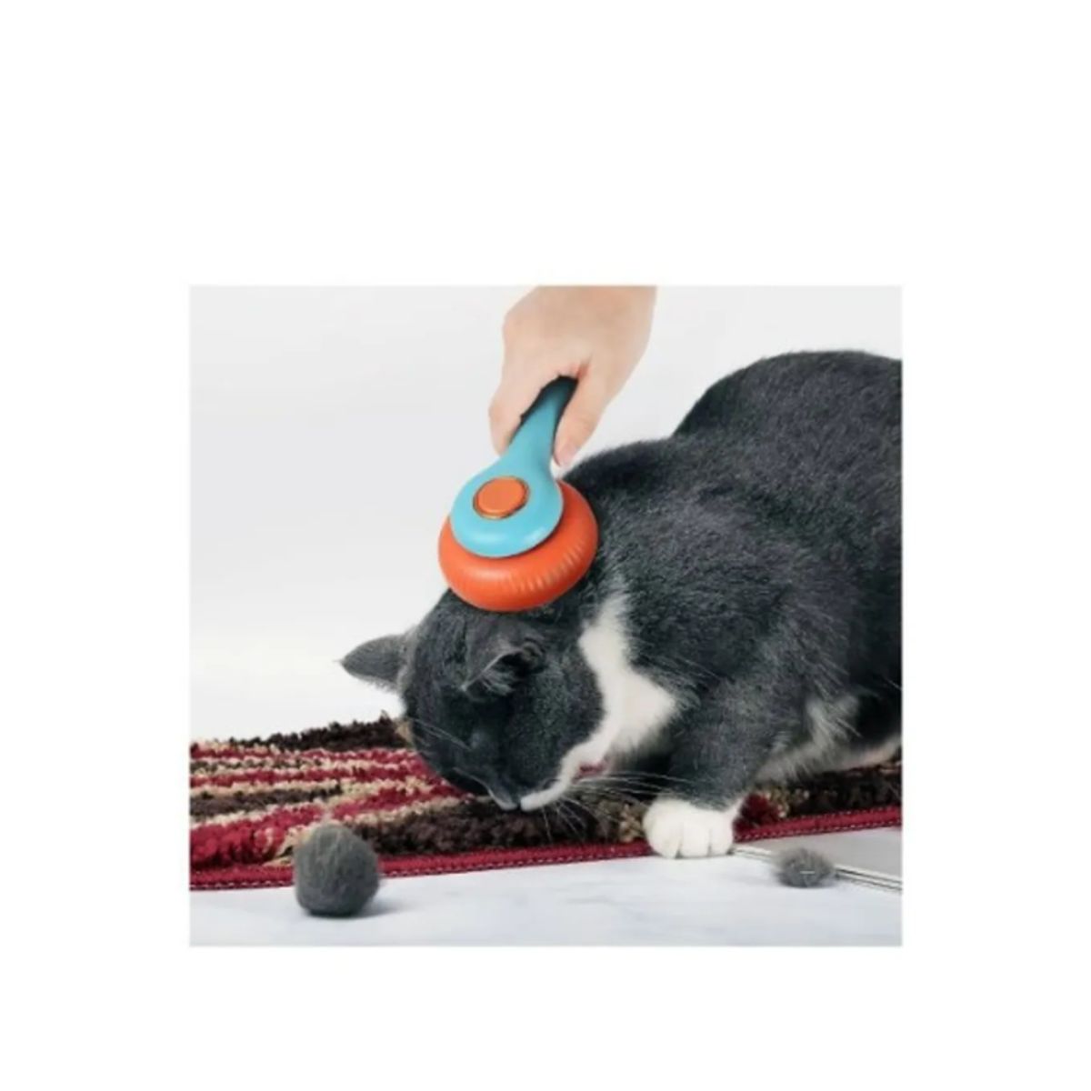 GENERICO - Cepillo Para Gatos o Perros Con Expulsador De Pelo