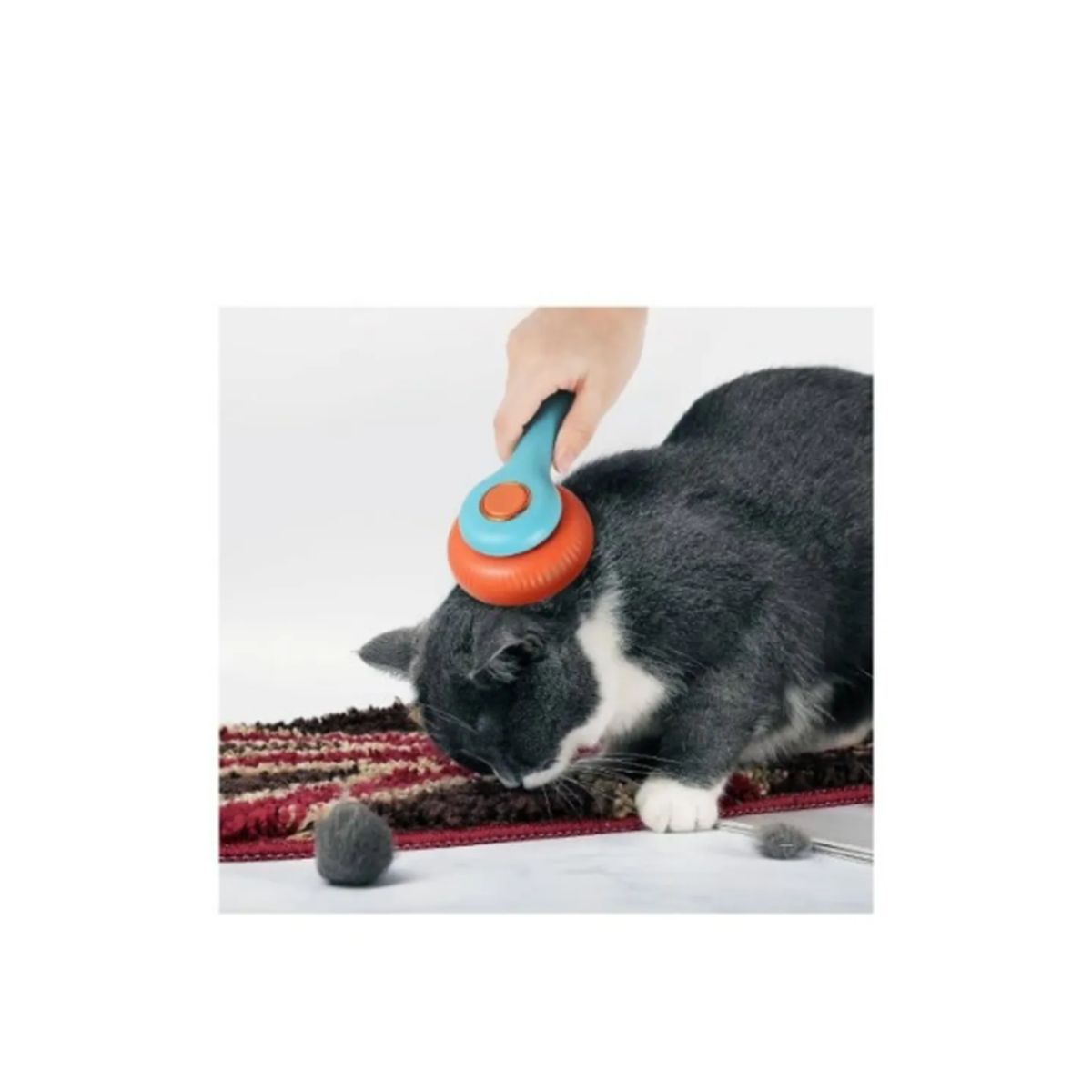 GENERICO - Cepillo Para Gatos o Perros Con Expulsador De Pelo