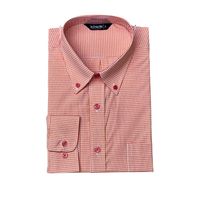 Camisa cuadrillé casual Hombre- Naranja