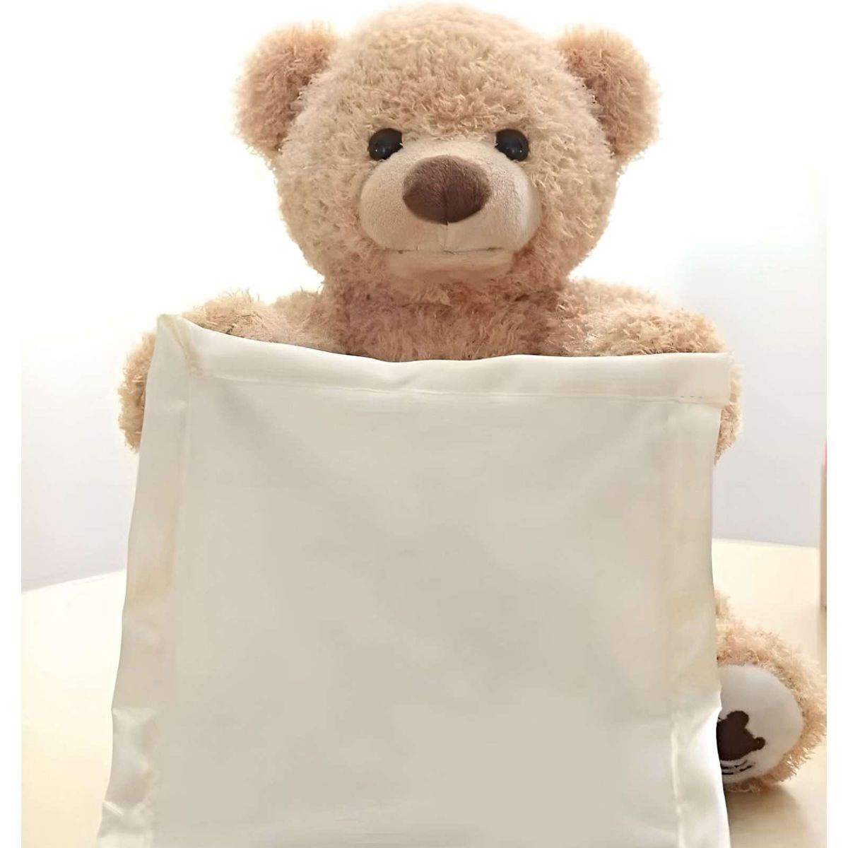 GENERICO - PELUCHE OSO MUSICAL INTERACTIVO ESCONDITE INFANTIL