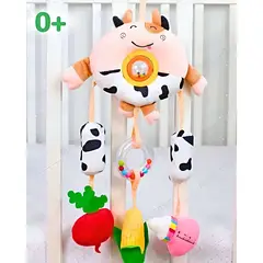 GENERICO - Movil para coche para bebé colgante diseño vaca
