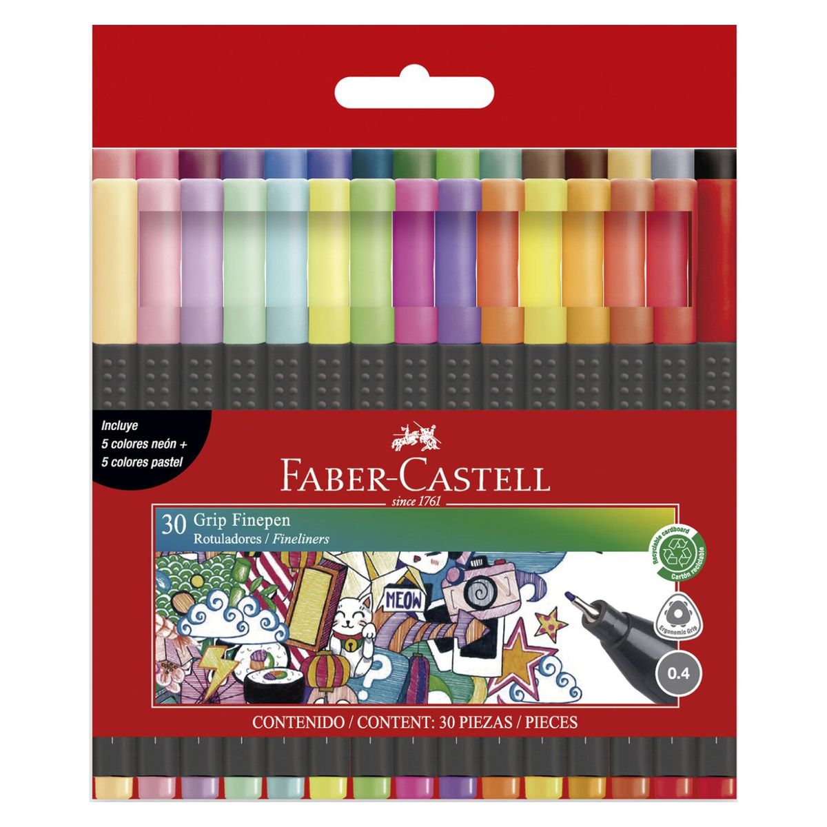 FABER - Marc. Grip Finepen Ctn X30