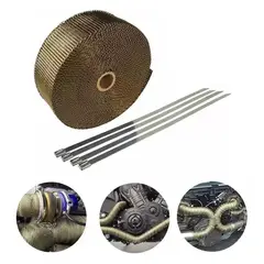 KUANGYE - Cinta Térmica Fibra Titanio 10mt 1093°c Auto camioneta