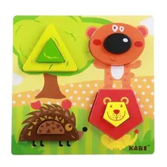 GENERICO - PUZZLE ENCAJE INTELIGENTE JUGUETE MADERA