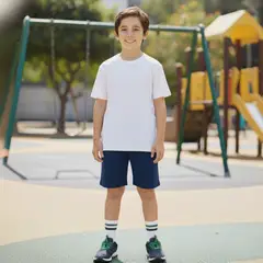 DESIGNERS - PACK x2 Shorts Escolares Algodón UNISEX Deportivo Resistente Uniforme