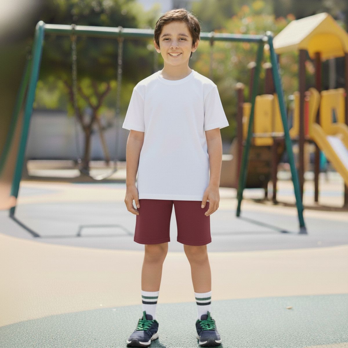 DESIGNERS - PACK x2 Shorts Escolares Algodón UNISEX  Deportivo Resistente Uniforme