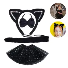 ATURE - Set Disfraces De Accesorios Animales Para Niños Halloween Fiestas 3-8 Años