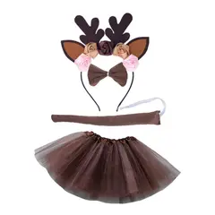 ATURE - Set Disfraces De Accesorios Animales Para Niños Halloween Fiestas 3-8 Años