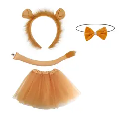 ATURE - Set Disfraces De Accesorios Animales Para Niños Halloween Fiestas 3-8 Años