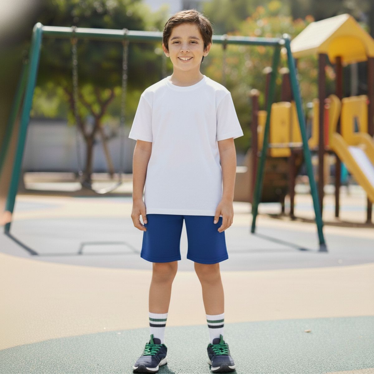 DESIGNERS - PACK x2 Shorts Escolares Algodón UNISEX  Deportivo Resistente Uniforme