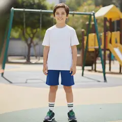 DESIGNERS - PACK x2 Shorts Escolares Algodón UNISEX Deportivo Resistente Uniforme