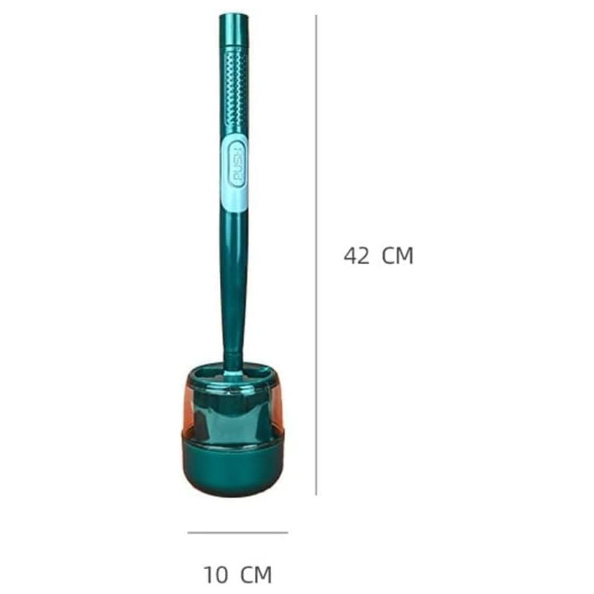 GENERICO - Cepillo Verde de Inodoro Con Silicona TPR