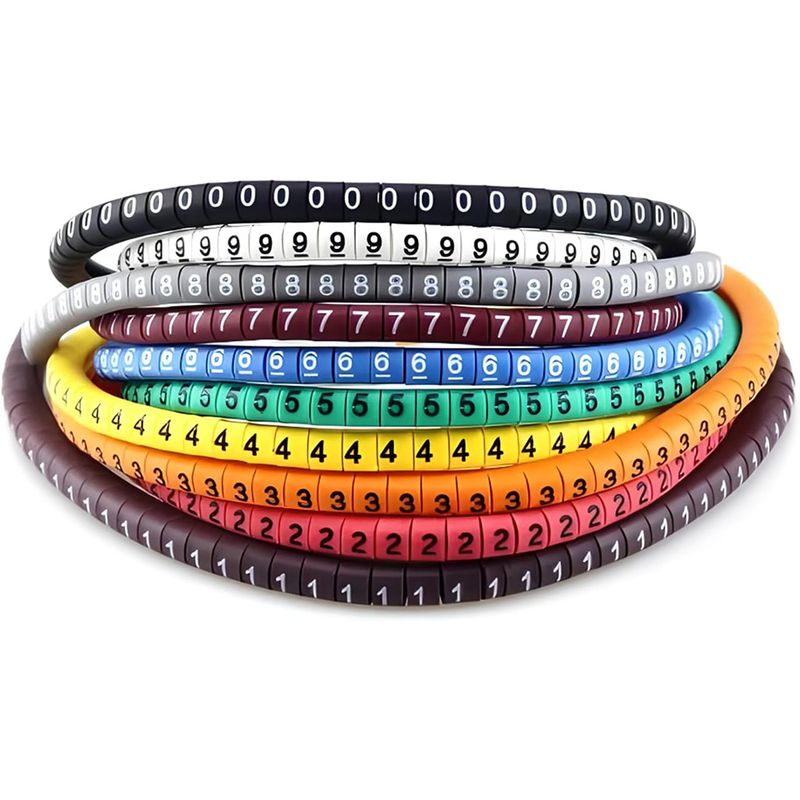 ATURE - 500 Marcadores Identificador Cable Numerico Electricidad Red