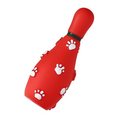 Imagen 2 del producto Juguete para Perro Mordedor Interactivo Forma Bolo Bowling